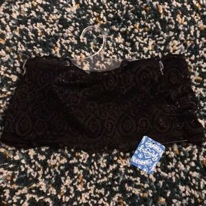 Free People Black Bandaue